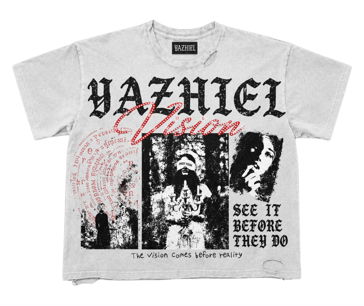 Yazhiel inner Vision Tee white preorder