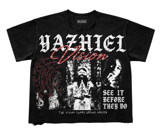 inner vision tee shirt -black preorder